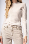 PRIVATE 0204 Cashmere Silk Sweater in Sand
