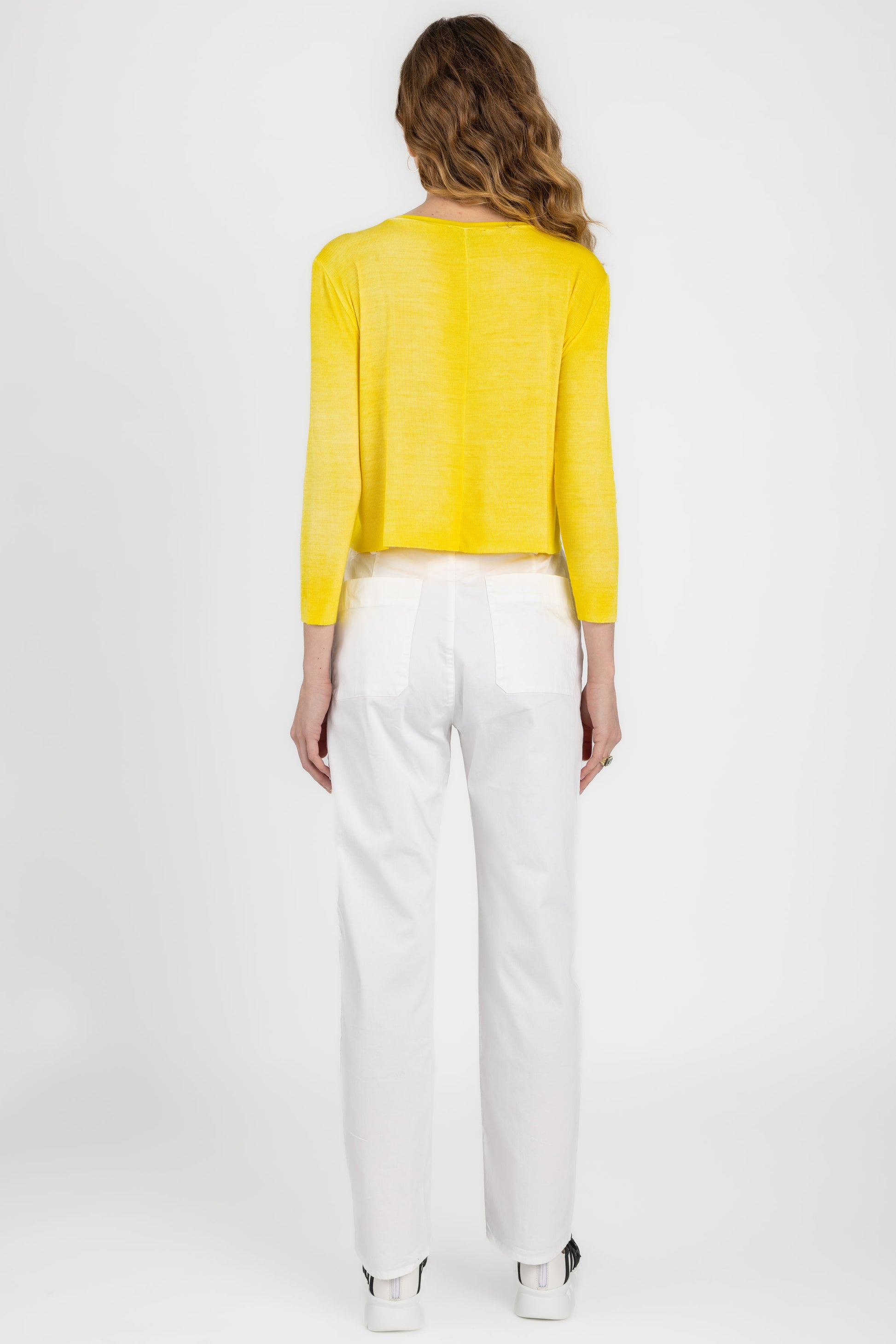 PRIVATE 0204 Cotton Trouser Pant in White