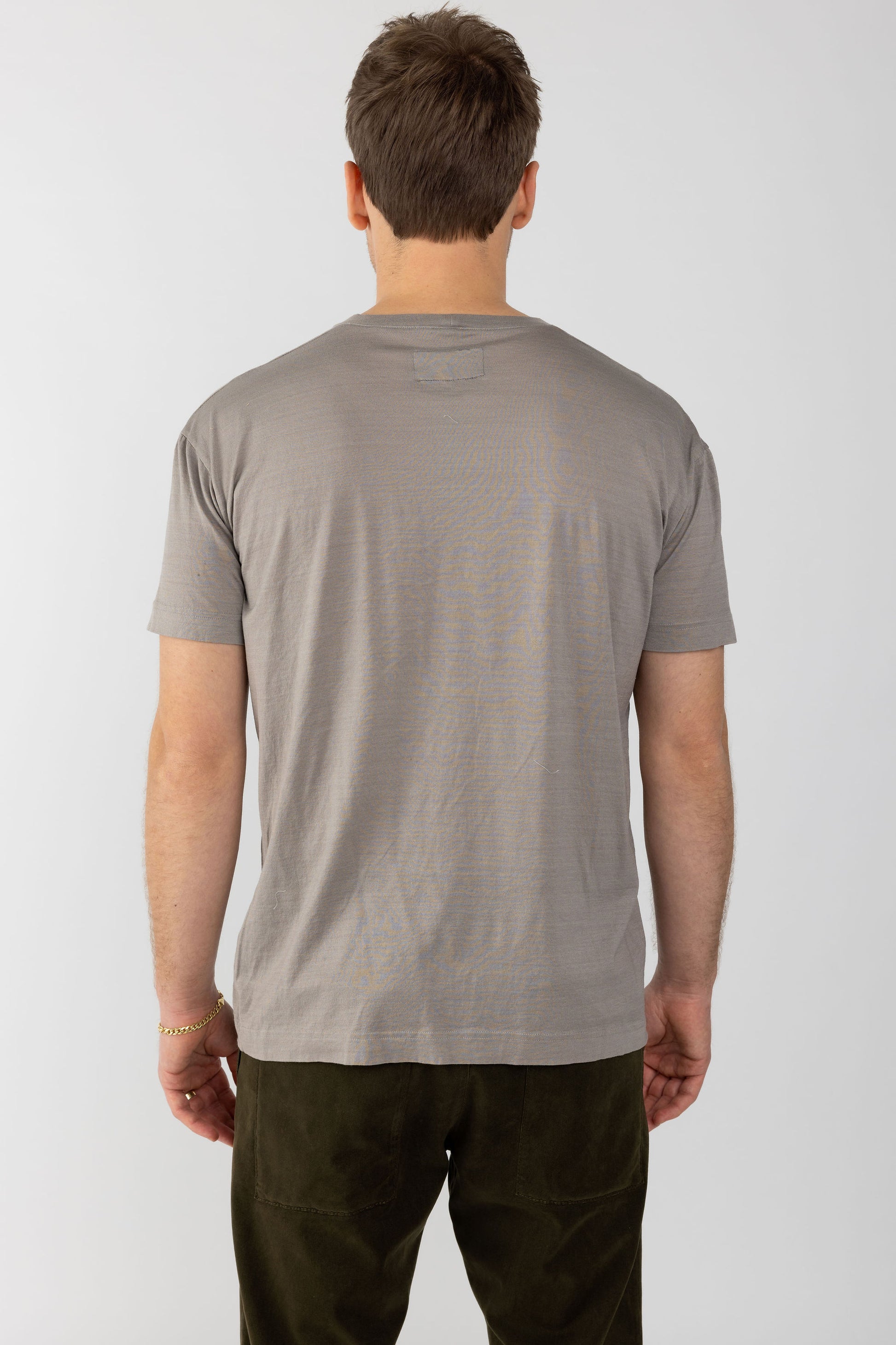 PRIVATE 0204 Cotton T-Shirt in Greige