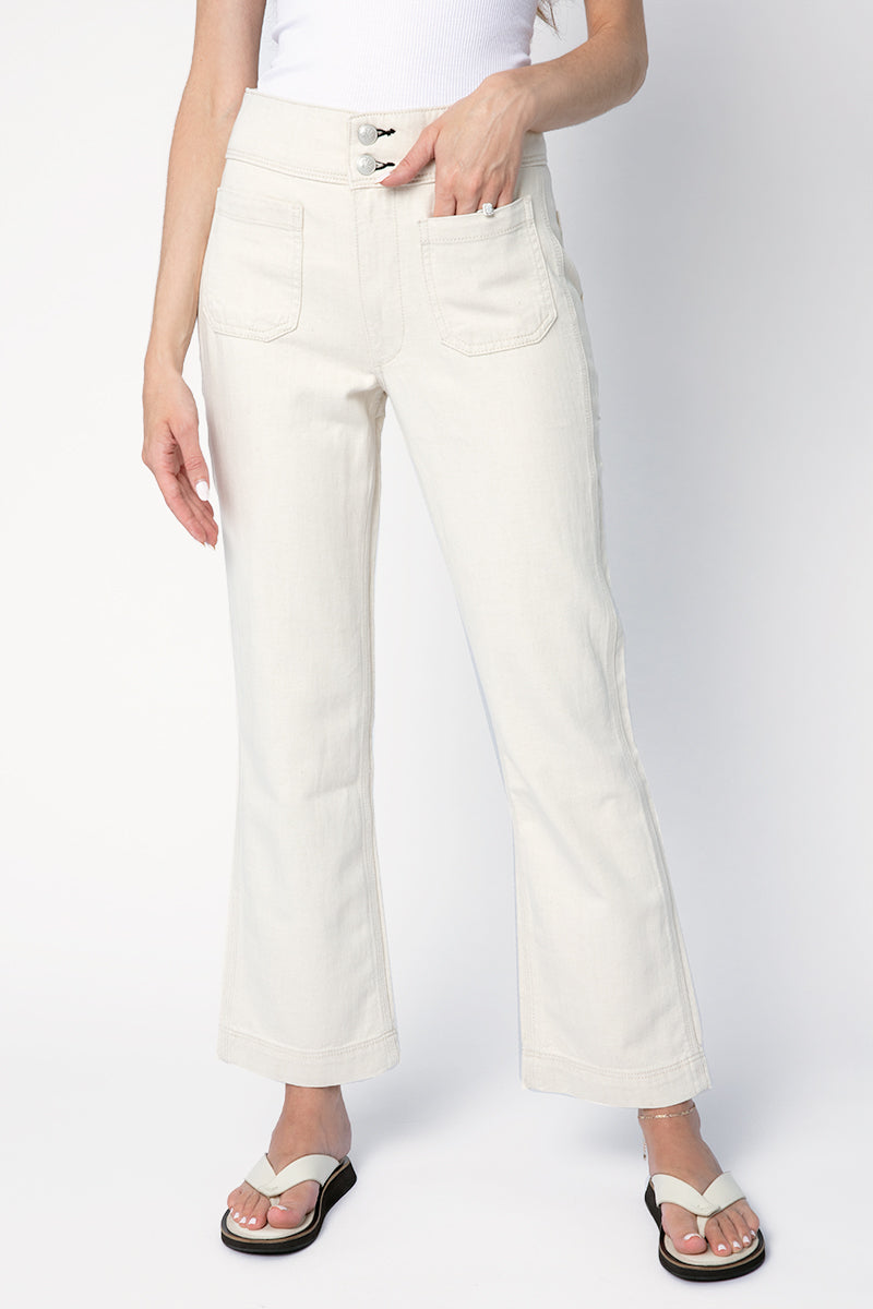 RAG & BONE Naval Crop Jean in Natural