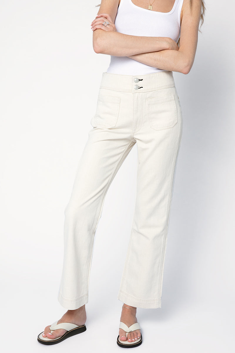 RAG & BONE Naval Crop Jean in Natural