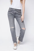 RAG & BONE Rosa Mid-Rise Boyfriend Jean in Zeus