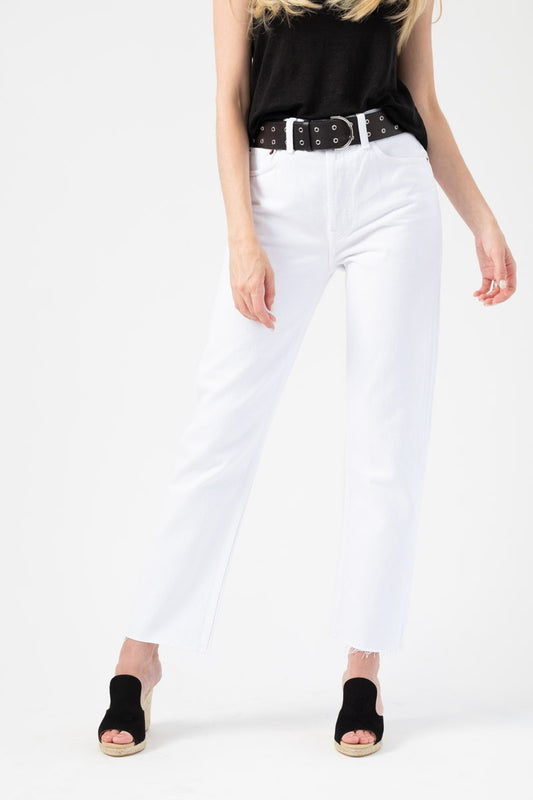 RE/DONE High Rise Stove Pipe in White