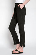 RTA Fiona Pant in Black Crinkle