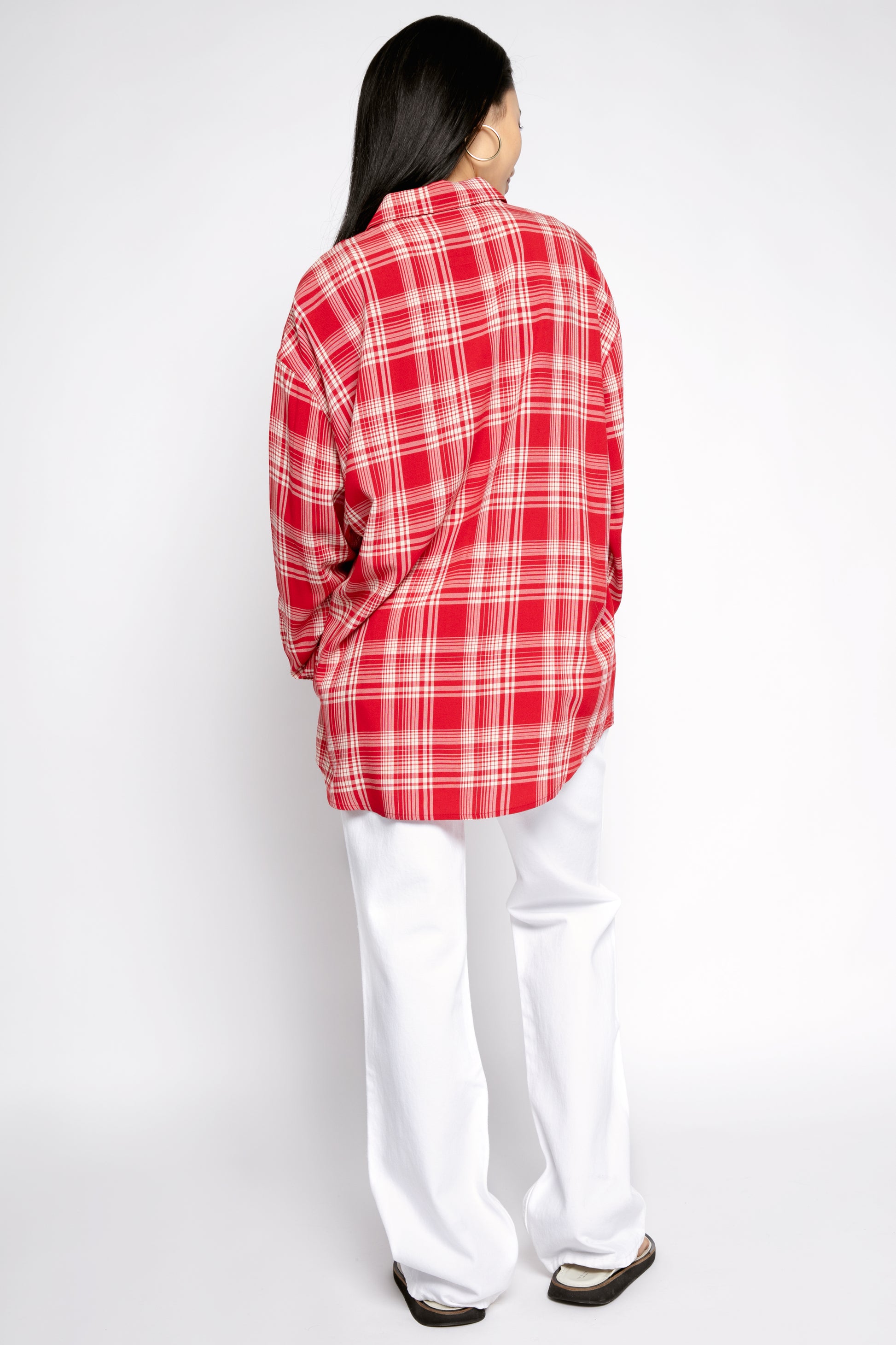 RTA Sierra Shirt in Red Plaid