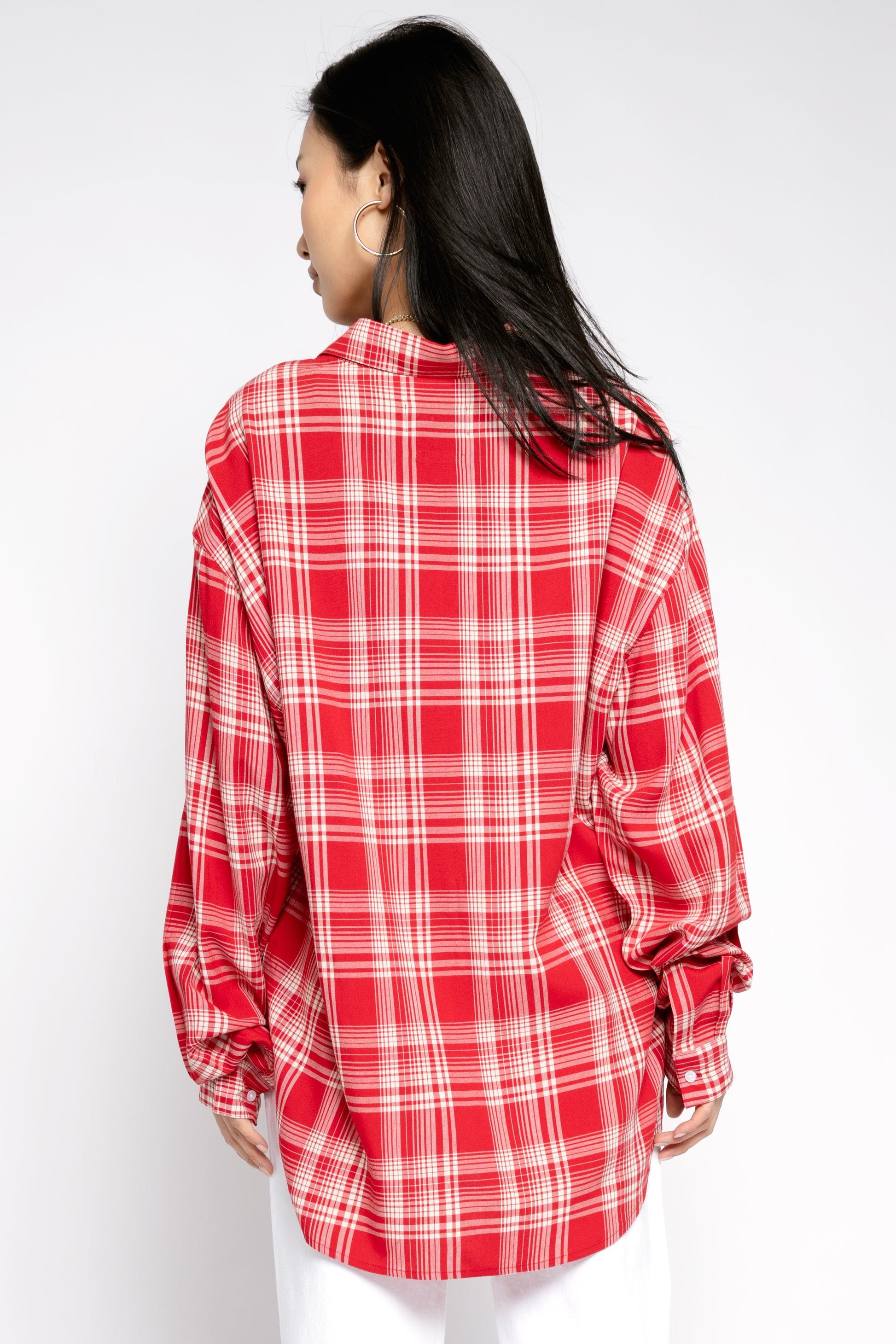 RTA Sierra Shirt in Red Plaid