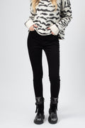 RAG & BONE Nina High Rise Ankle Skinny Jean in Black