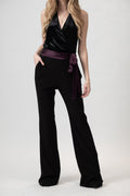 RAMY BROOK Nina Jumpsuit in Black / Merlot