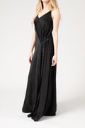 ROQUE Viscose Dress in Black