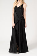 ROQUE Viscose Dress in Black