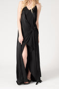 ROQUE Viscose Dress in Black