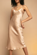 SABLYN Taylor Silk Dress in Sandhill