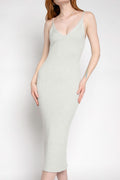 SABLYN Allison Ribbed Dress in Blizzard