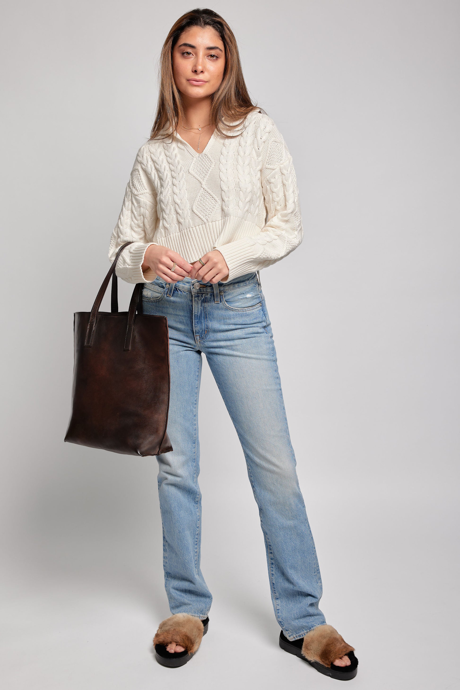 SABLYN Anaya Sweater in Gardenia