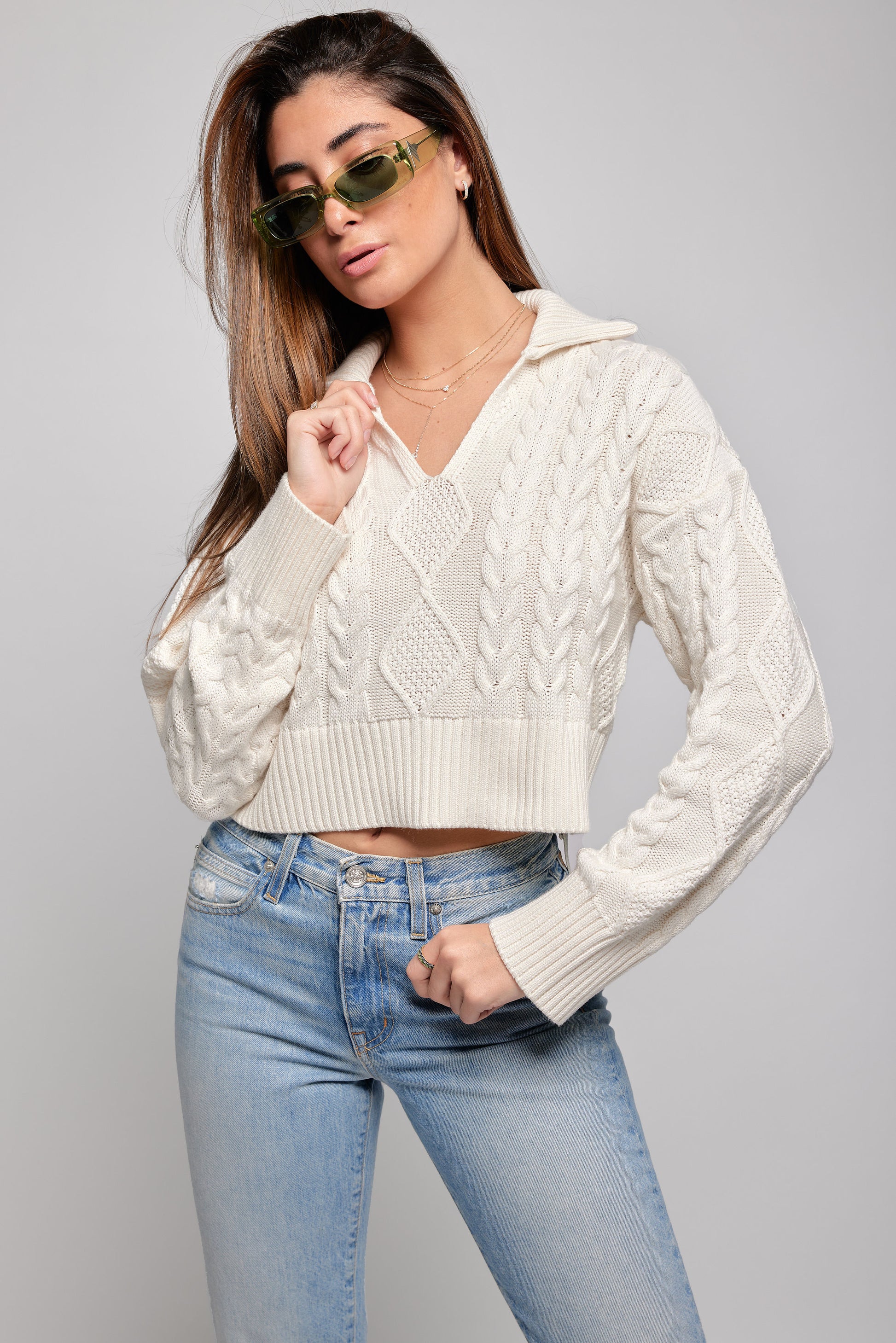 SABLYN Anaya Sweater in Gardenia