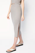 SABLYN Debs Fitted Skirt in Fog
