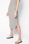 SABLYN Debs Fitted Skirt in Fog