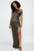 SABLYN Isabella Silk Skirt in Kernwood