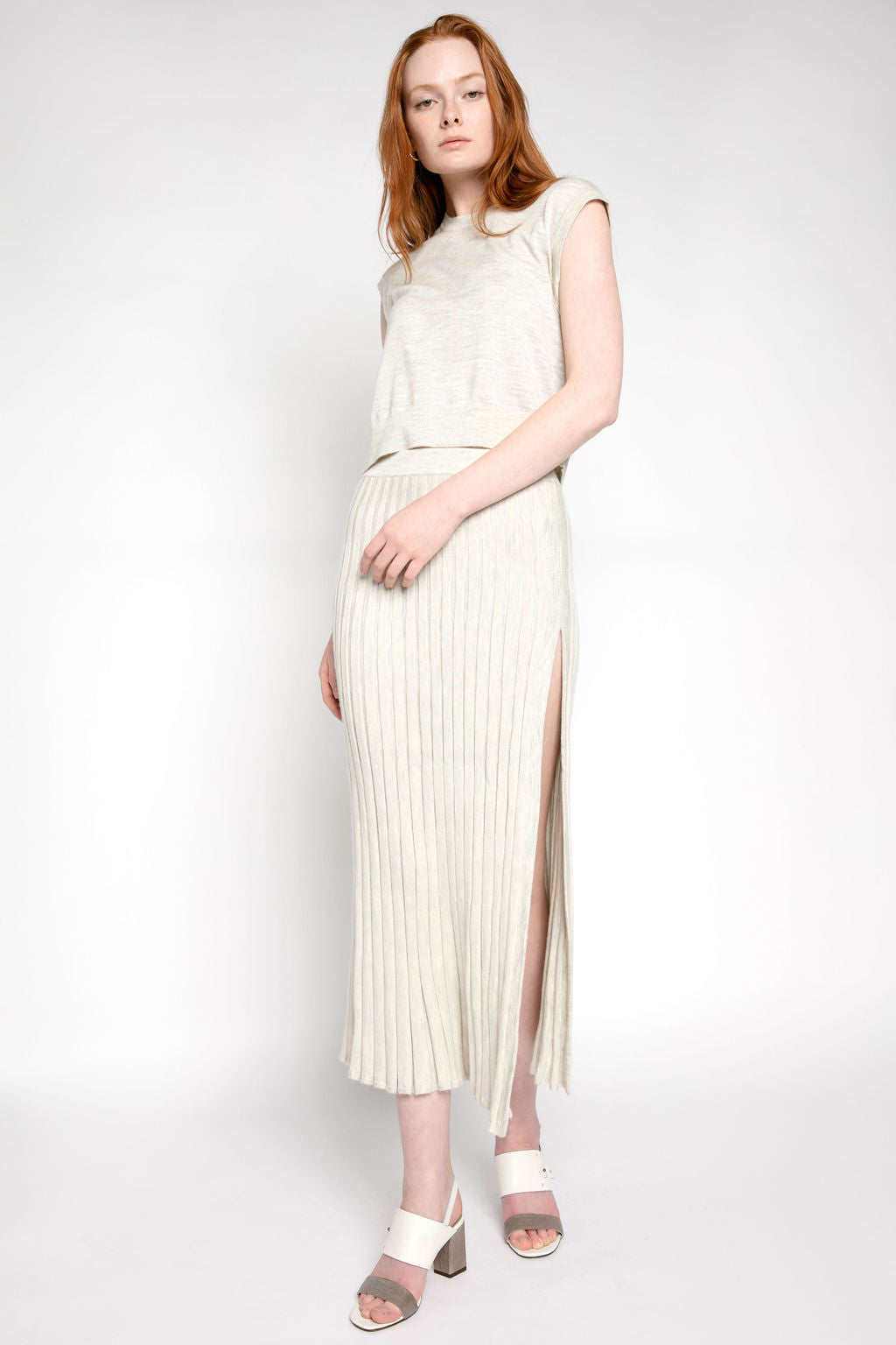 SABLYN Flynn Maxi Skirt in Blizzard