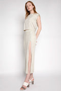SABLYN Flynn Maxi Skirt in Blizzard