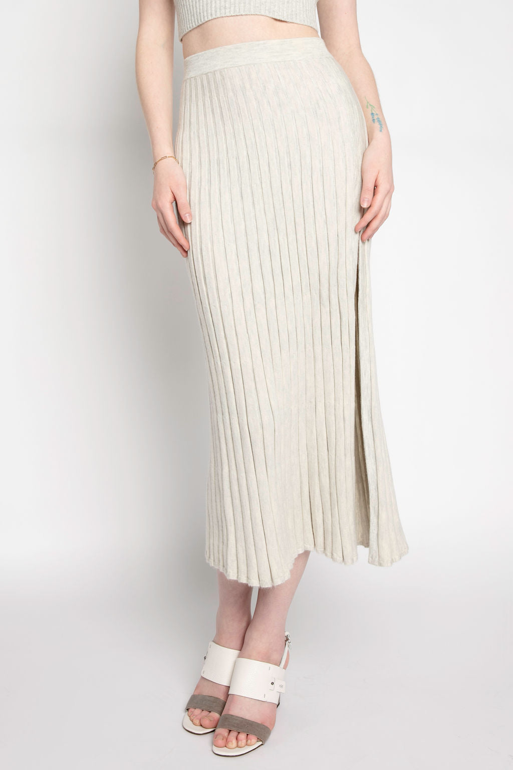 SABLYN Flynn Maxi Skirt in Blizzard
