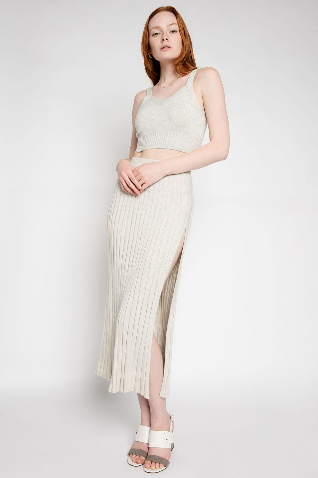 SABLYN Flynn Maxi Skirt in Blizzard