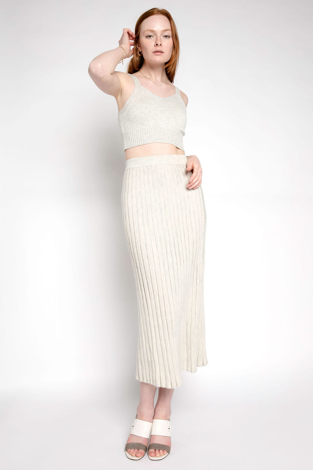 SABLYN Flynn Maxi Skirt in Blizzard
