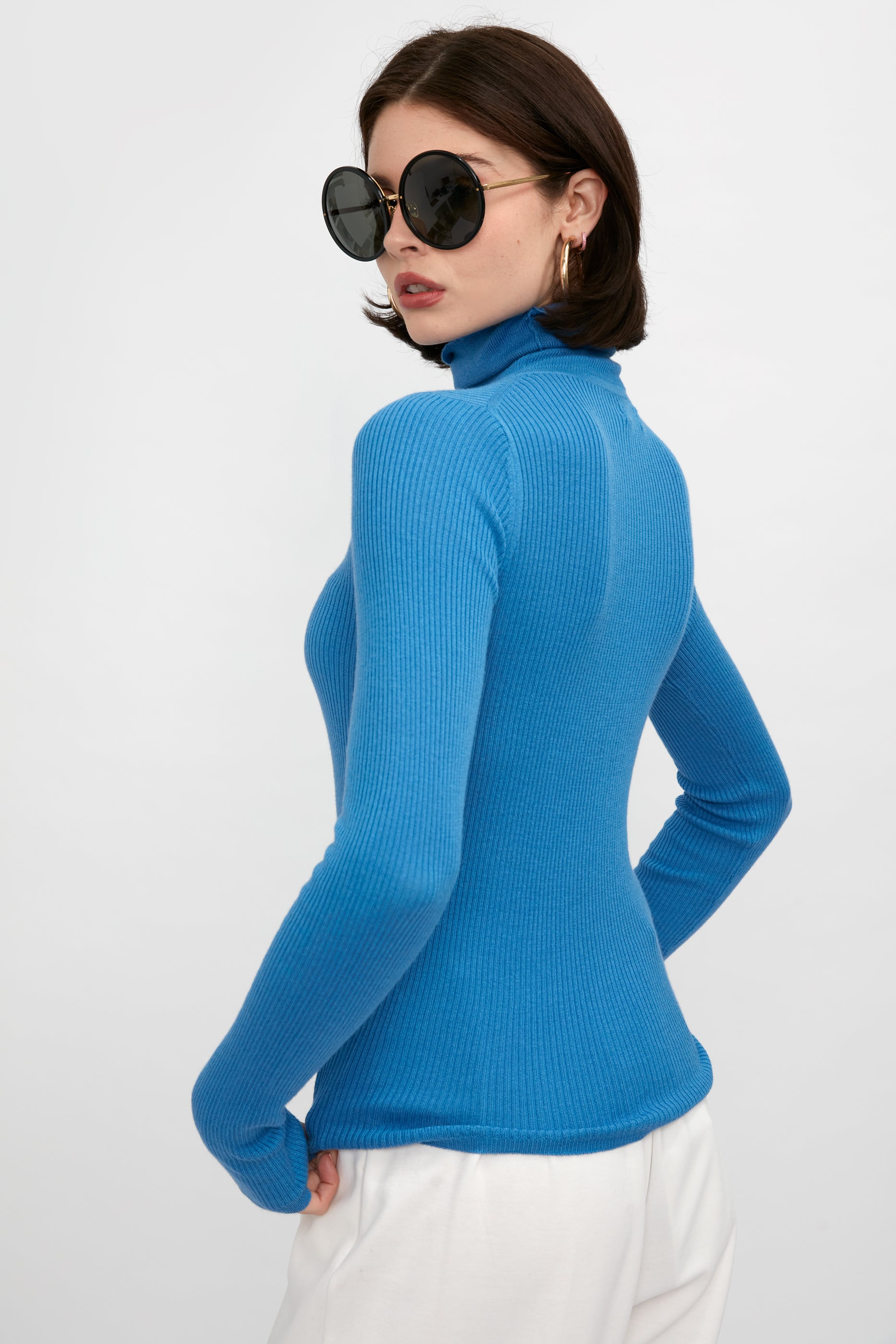 SABLYN Imogen Turtleneck Top in Provence
