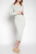 SABLYN Allison Ribbed Dress in Blizzard