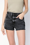 SLVRLAKE Farrah Short in Black Coal