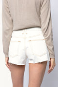 SLVRLAKE Farrah Short in Natural White