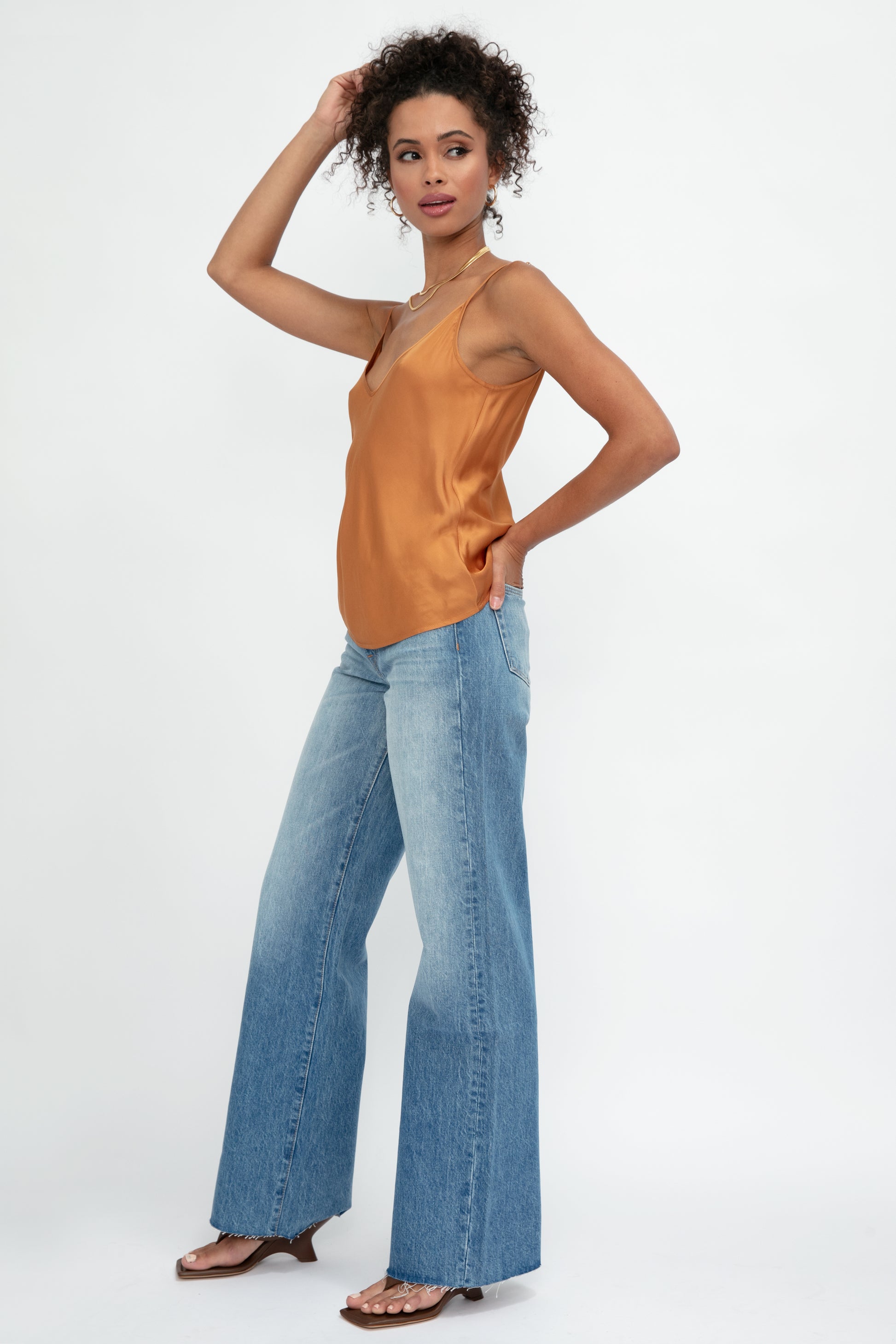 SLVRLAKE Grace High Rise Jean in Lovesick Blues