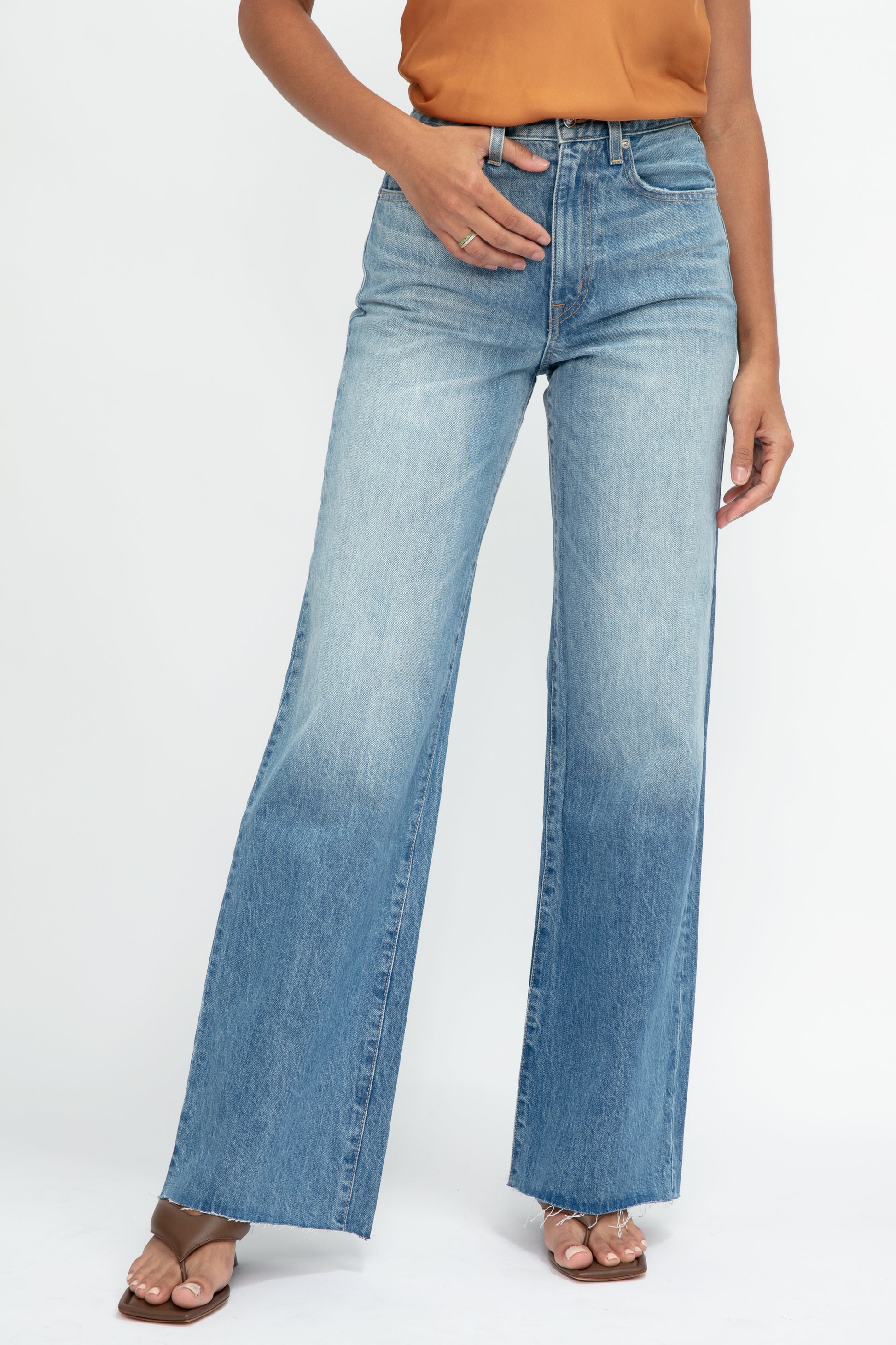 SLVRLAKE Grace High Rise Jean in Lovesick Blues