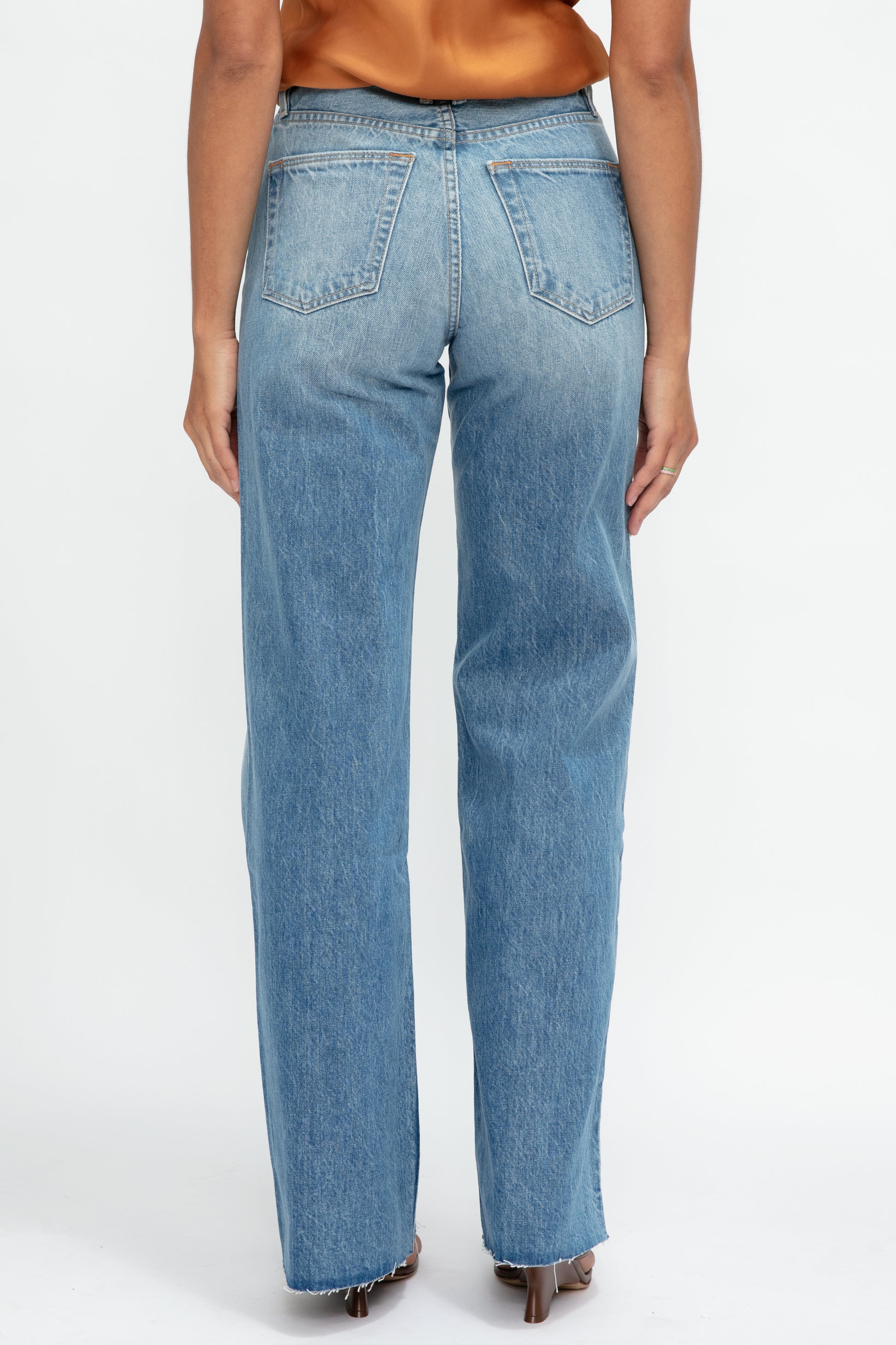 SLVRLAKE Grace High Rise Jean in Lovesick Blues