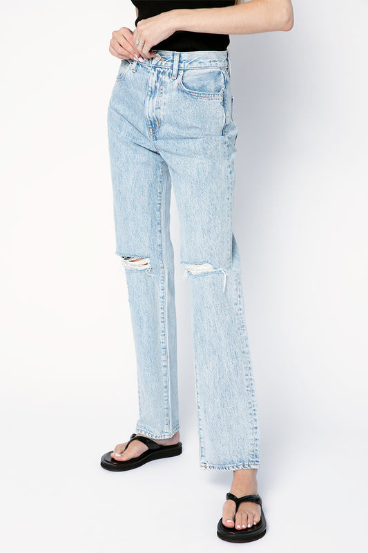 SLVRLAKE London Jean in Time Worn