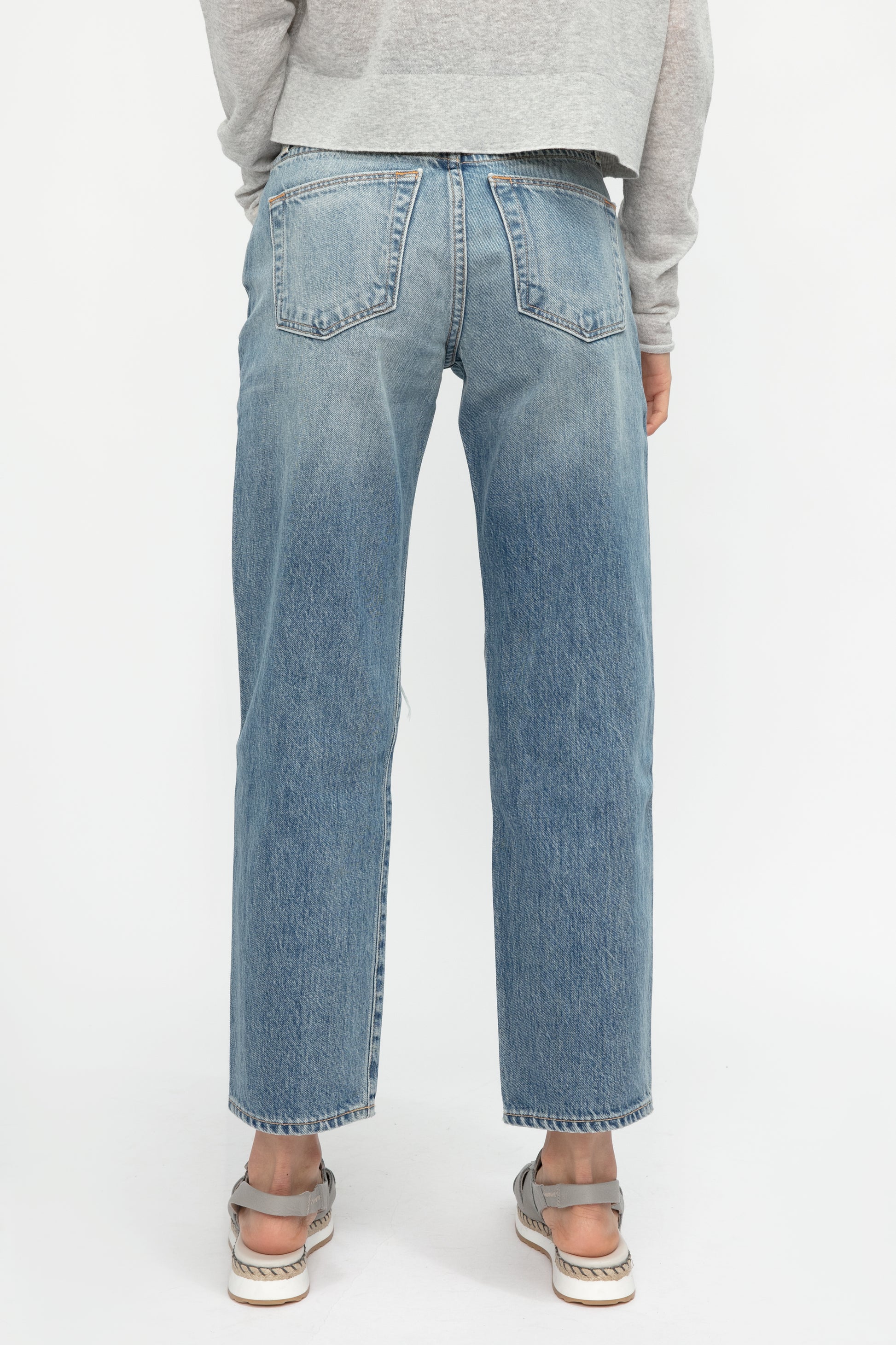 SLVRLAKE Sophie Crop Jean in Badlands
