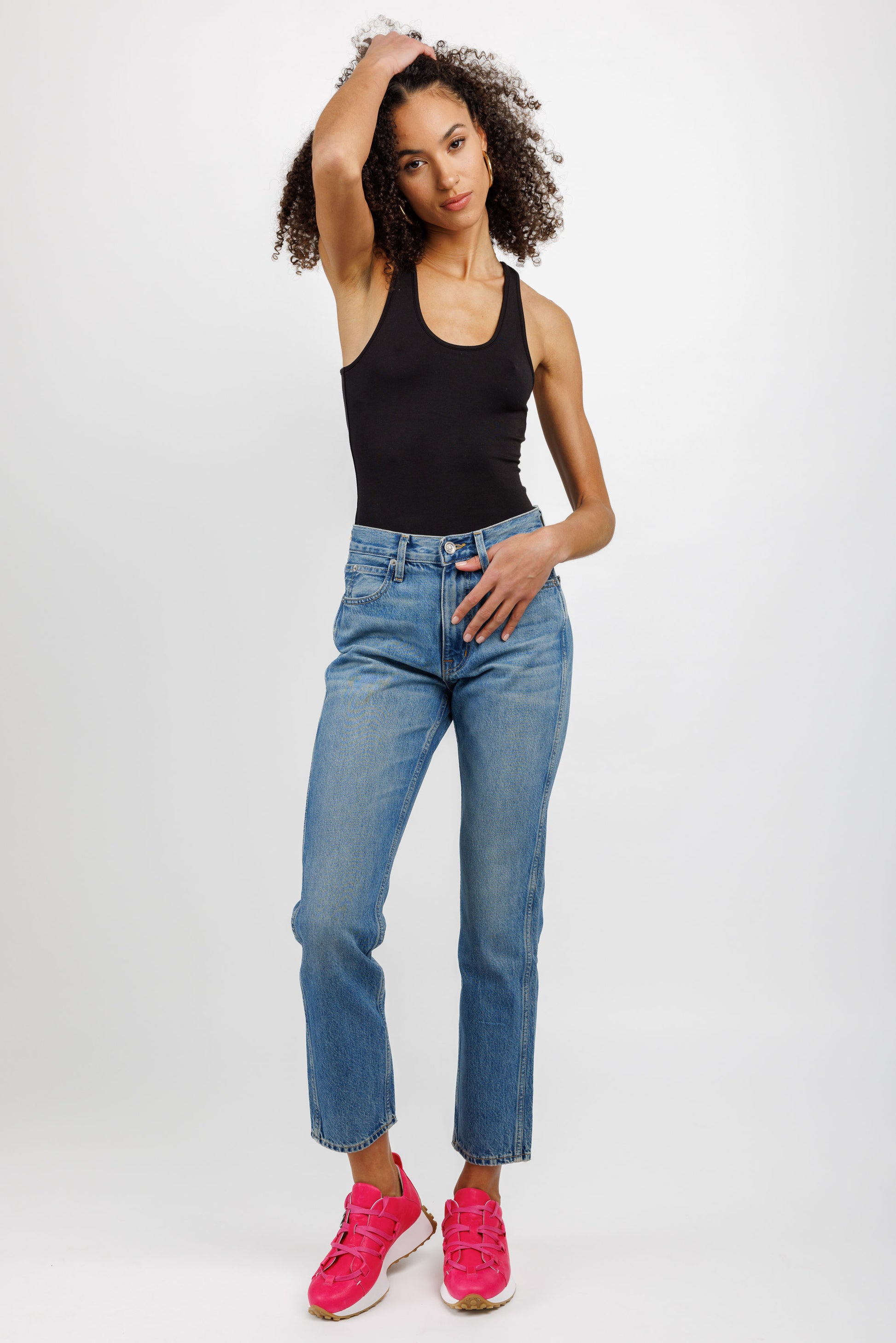 SLVRLAKE Virginia Slim Jeans in Pay No Mind