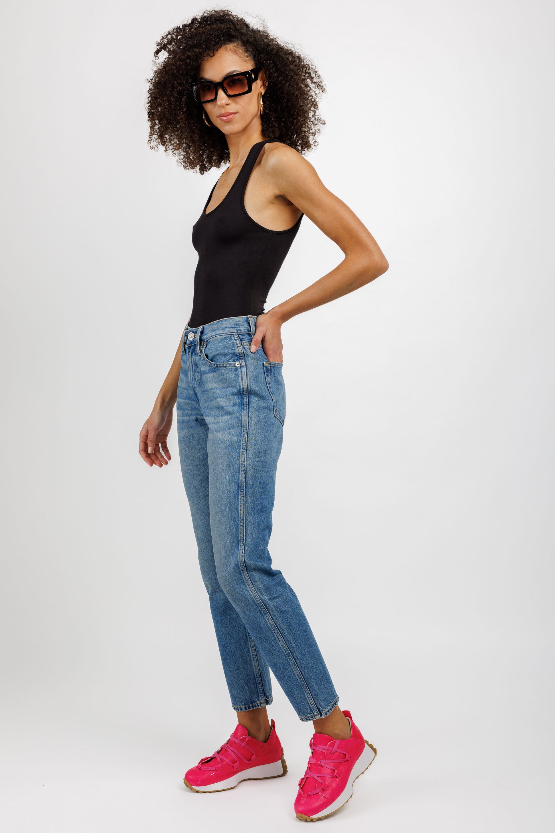 SLVRLAKE Virginia Slim Jeans in Pay No Mind