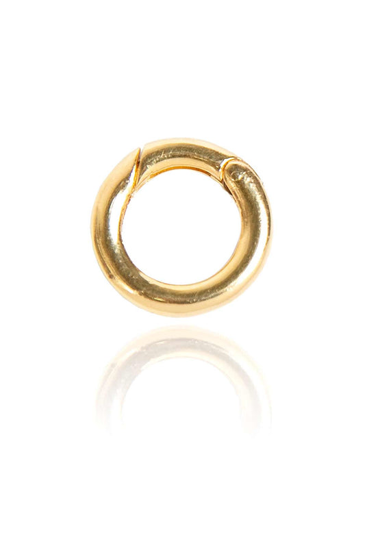 L.A. STEIN Jumbo Push Lock in Yellow Gold