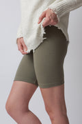 COTTON CITIZEN Milan Biker Short in Moon Rock