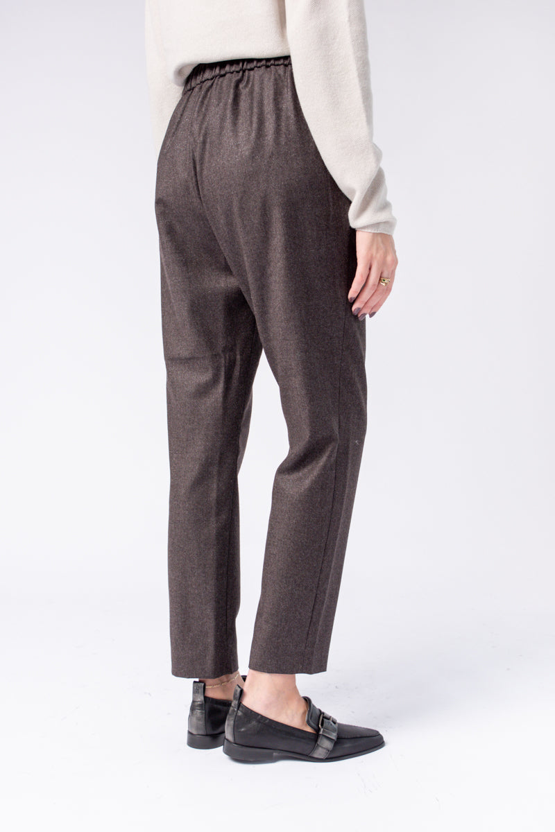 FABIANA FILIPPI Spello Jogger Trouser in Moka