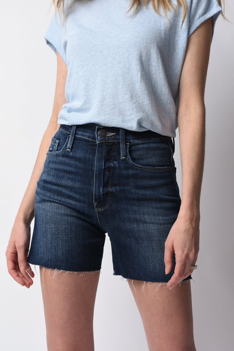 FRAME Le Tour Short Raw Edge Azuza