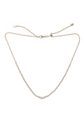 L.A. STEIN Diamond Tennis Necklace in Yellow Gold