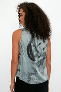 TANDEM Sleeveless Top in Jade Print