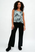 TANDEM Straight Leg Pant in Black