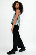 TANDEM Straight Leg Pant in Black