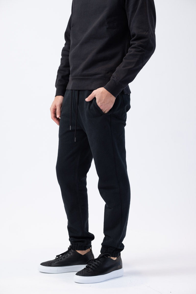 FRAME Service Sweats in Faded Noir