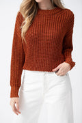Roberto Collina Crewneck Sweater in Bronze