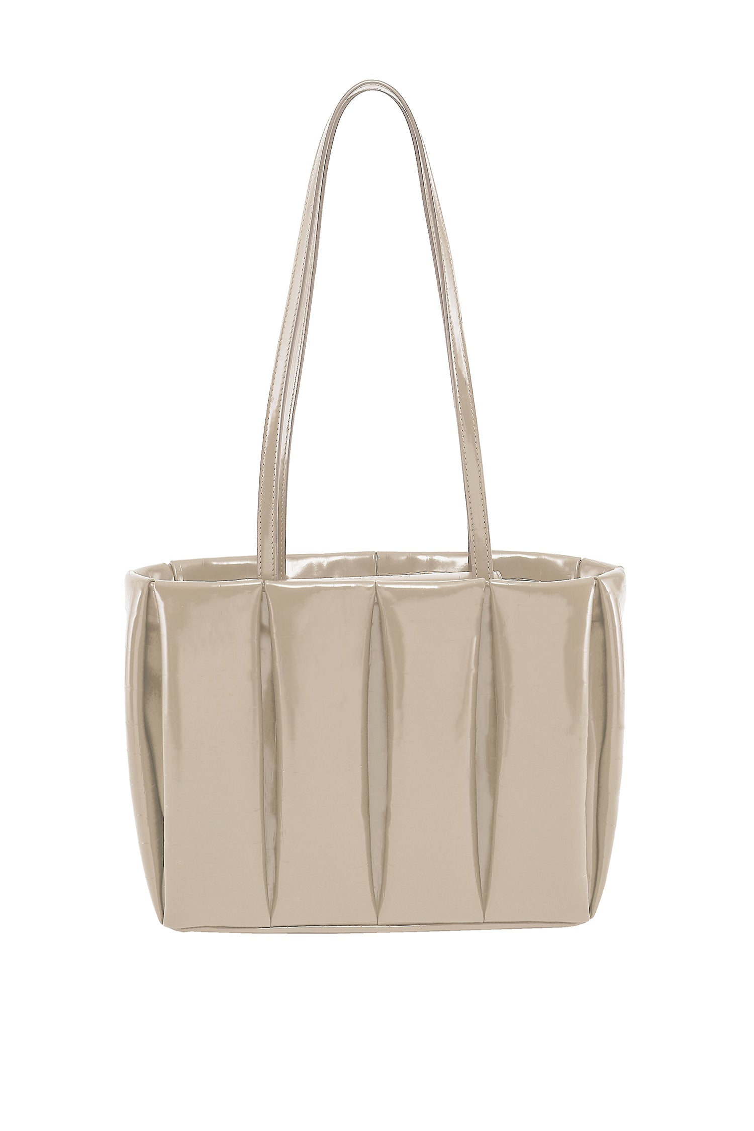 THEMOIRè Kore Shiny Bag in Wheat