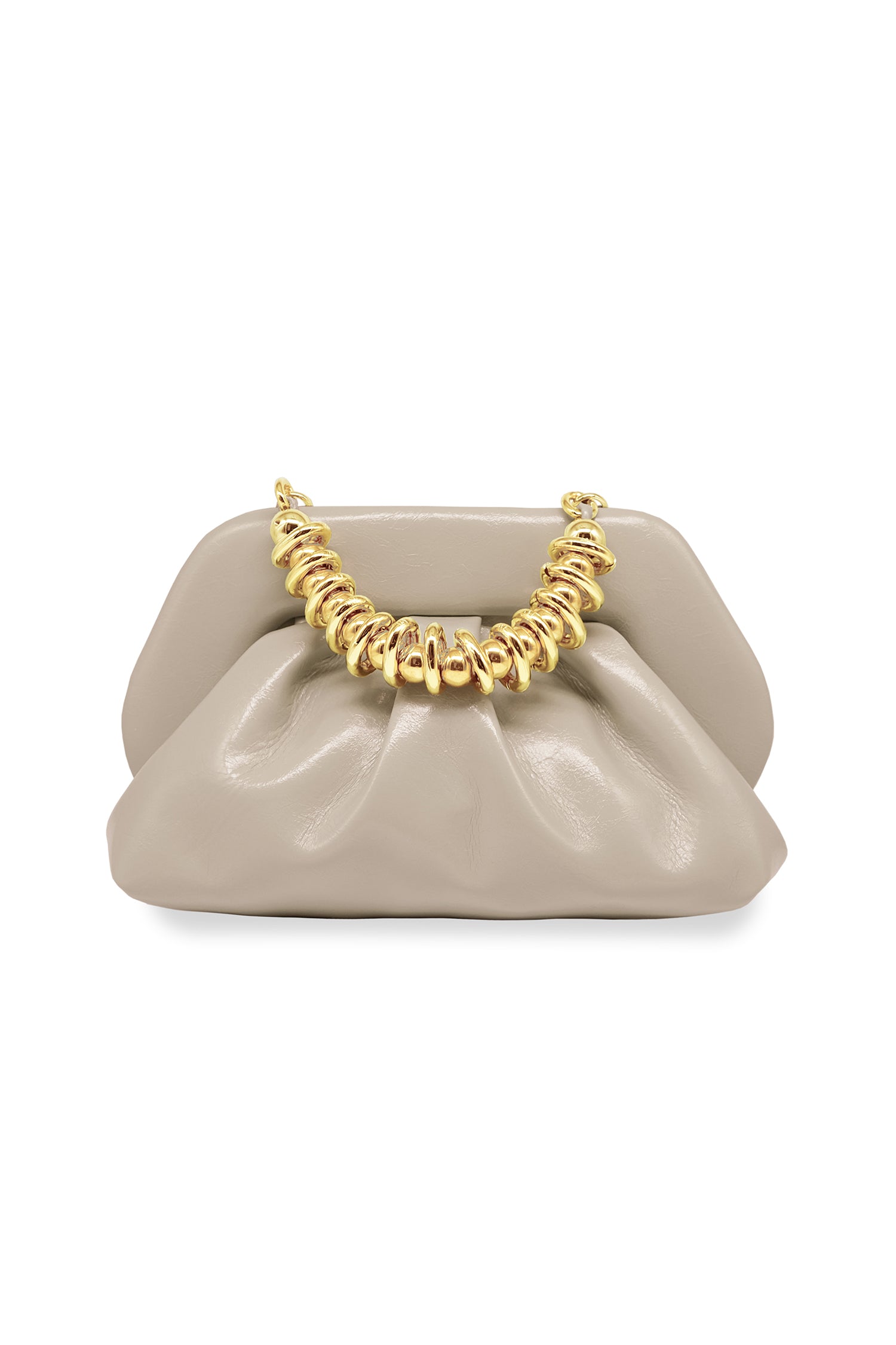 Tia Shiny Bag in Wheat